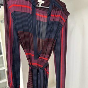 Striped Long Sleeve Dress Size 2